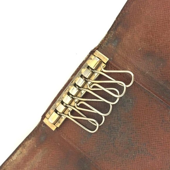 508175N Louis Vuitton Key Case Multicles 6 Ring Brown Monogram - Picture 6 of 9